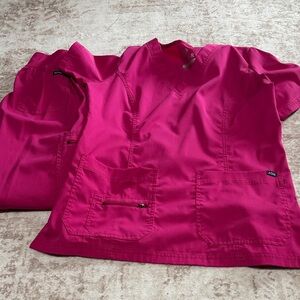 Ada Women's Pink Scrub Set